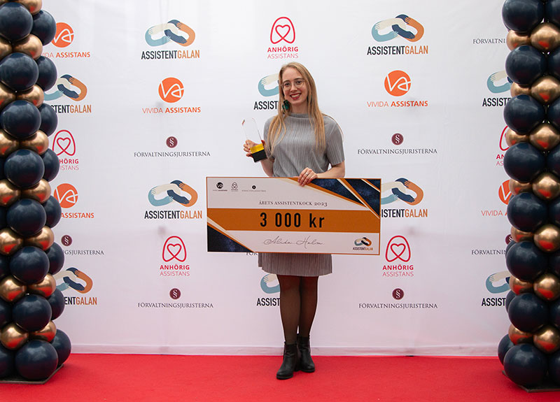 Alida Holm, vinnare av Årets assistentkock 2023