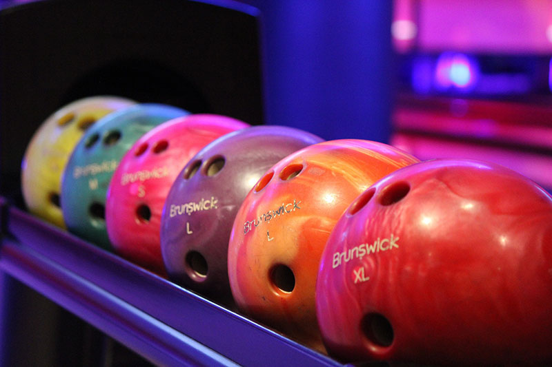 Bild från en bowlinghall